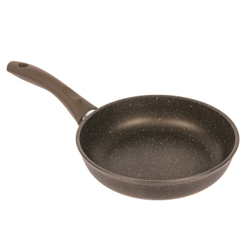 Сковорода алюм. а/приг.литая Kukmara "Мраморная" кофейный d22см выс.борта 60мм смк227а *1/4