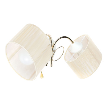 Бра N2003/2W FG+WT E27 2*40Вт (280*180*500)  VERNER LIGHTING *1 *