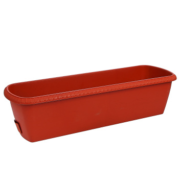 Ящик д/цветов пластм. "Lе Jardin" 60х19х15см с др.реш. прик.вент. Терракот 109-3 (Tek.A.Tek)*1/10