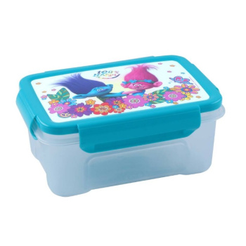 Контейнер д/прод. пластм. "Trolls" 0,75л Детский 165х116х65мм арт.76135 ("Полимербыт") *1/20