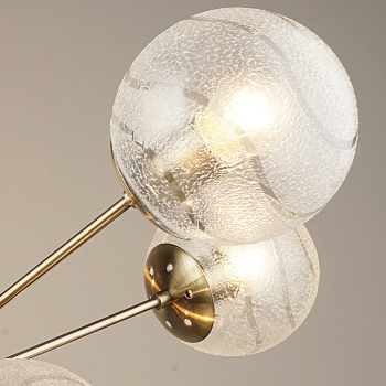 Люстра Reluce 04164-0.3-10, E27, 10 ламп, 60 Вт, цвет античная бронза