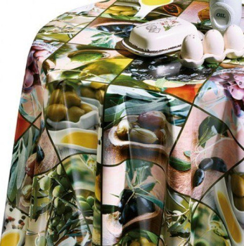 Клеёнка на нетканой основе "Dekorama" "Олива" шир.1,4м 111 А *20