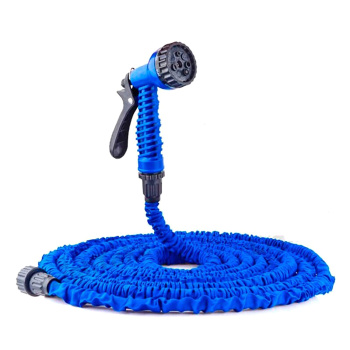 Шланг растягивающийся 5-15 м Greengo, 3/4", с рассеивателем, 7 режимов, синий Шланг растягивающийся 5-15 м Greengo, 3/4", с рассеивателем, 7 режимов, синий