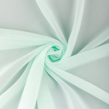 Тюль Вуаль шелк 200*260 с утяжелителем мятный *1