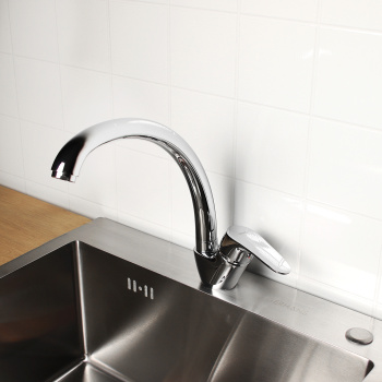 Смеситель для кухни Milardo Meal M05SB0JM05, высокий излив, рычажный