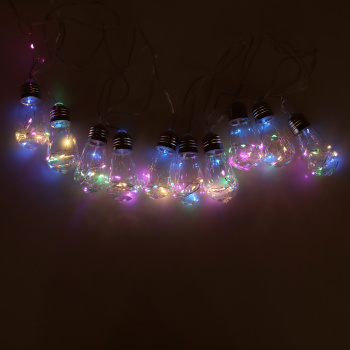 Гирлянда «Нить» Luazon Lighting, 3 м, 8 режимов, мульти, лампочки, 80 LED, IP20, 220 В