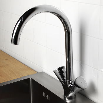 Смеситель для кухни IDDIS Bounce BOUSBJ0i05, высокий излив, двухвентильный